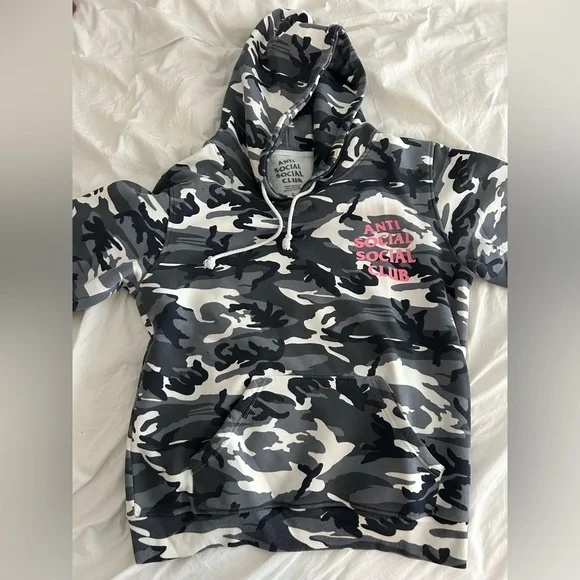 Anti Social Social club camo hoodie